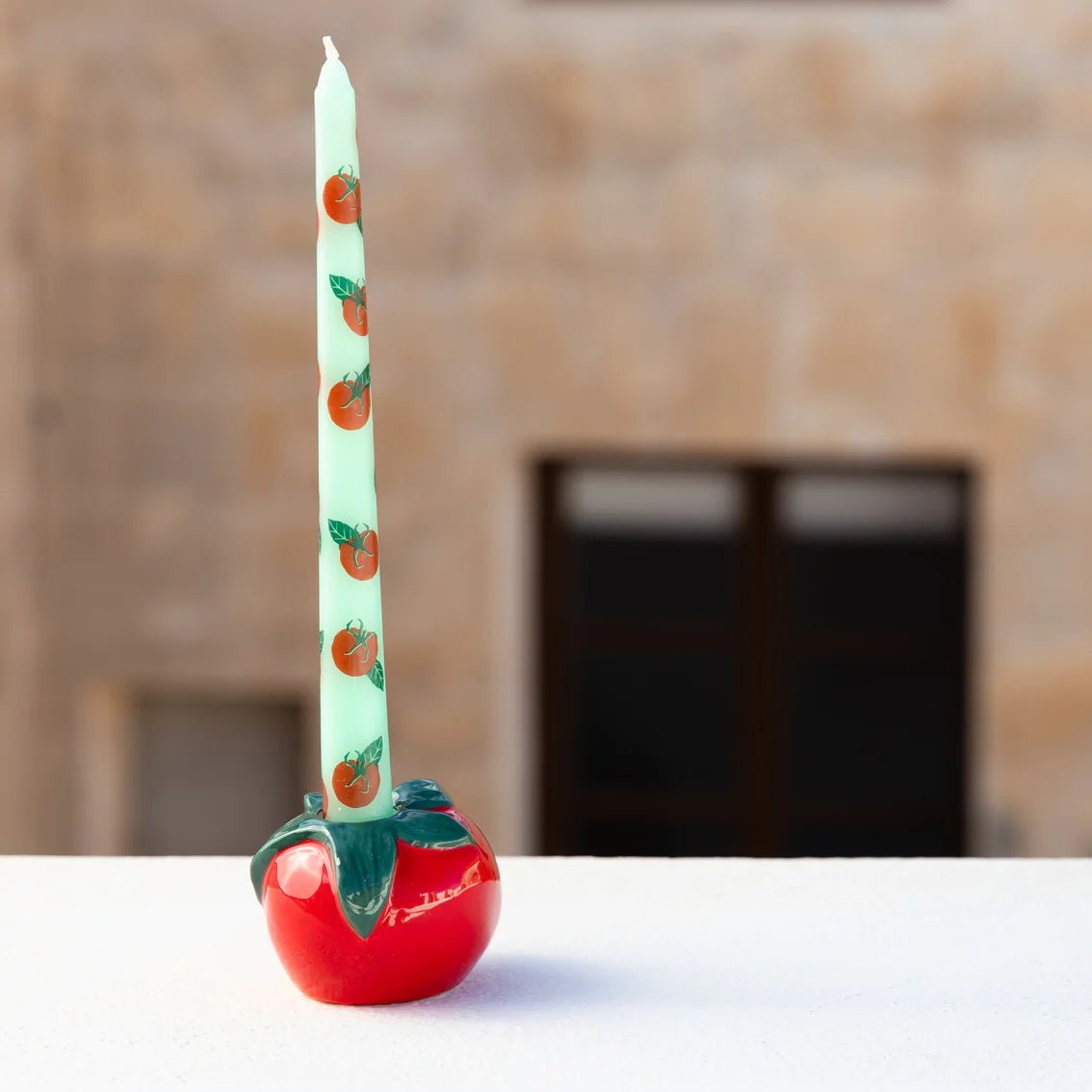 Tomato Ceramic Candle Stick Holder - CSHOP - HOLD - CER - TOM - Uneeka